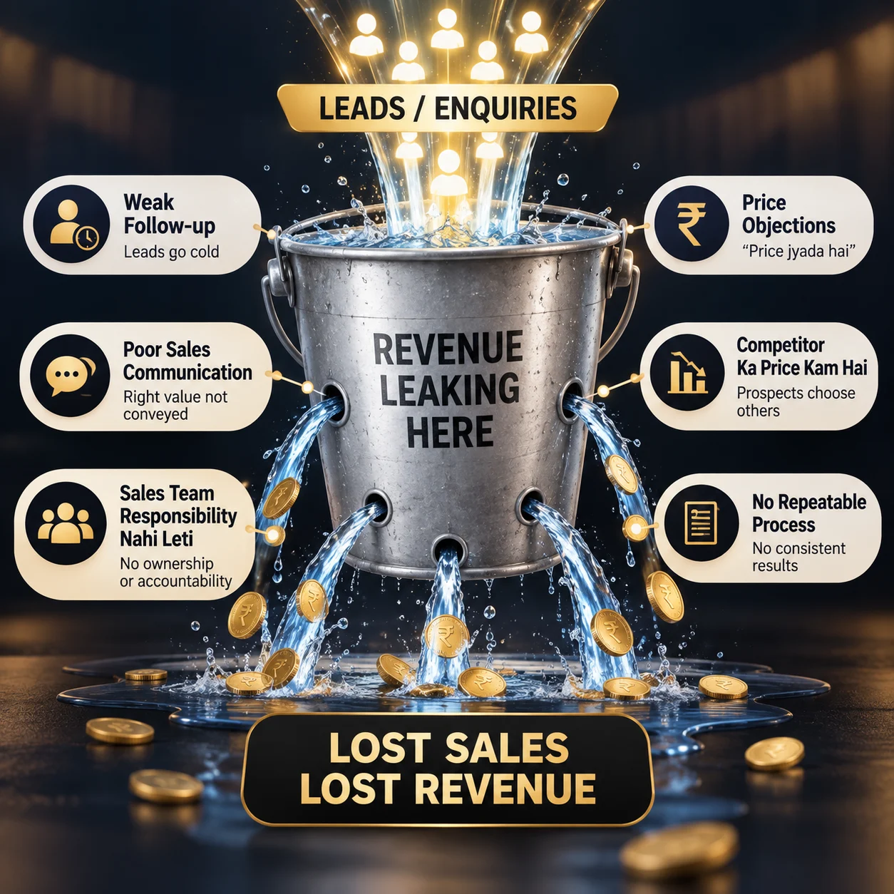 Leaking Bucket Diagram