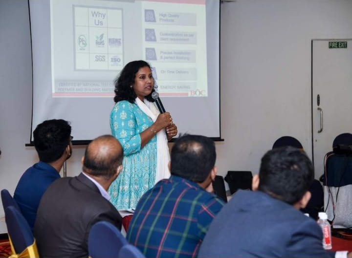 Presenting to a seated audience